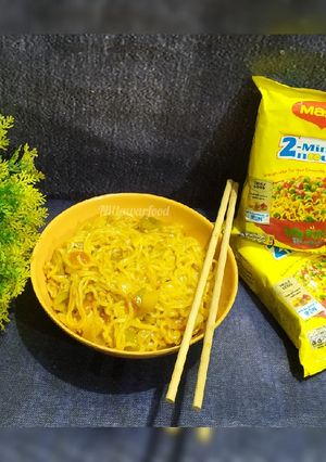 A picture of Vegetable Masala Maggi Noodles Recipe.