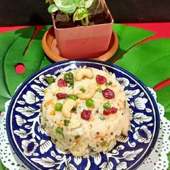 A picture of Barnyard Millets Vegetables Upma.