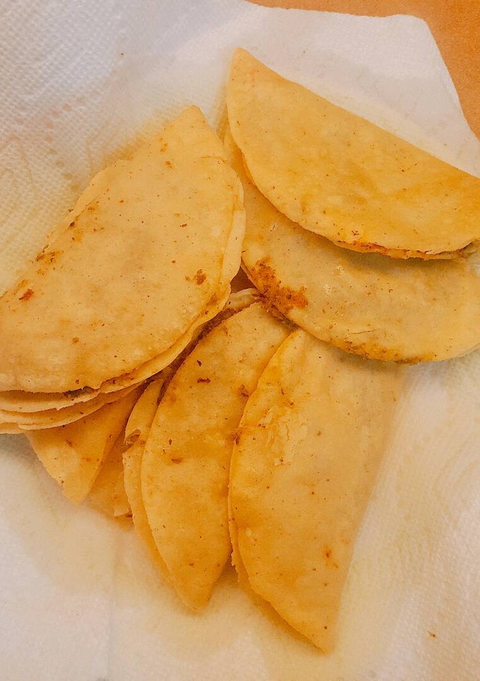 Una foto de Quesadillas de garbanzo imitación pescado