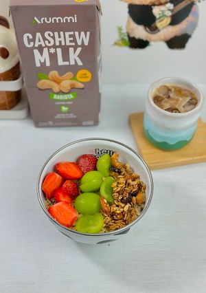 Foto resep Overnight Muesli & Kopi Karamel
