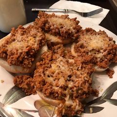 Flavorful Turkey sloppy joes in the crockpot A picture of Flavorful Turkey sloppy joes in the crockpot.