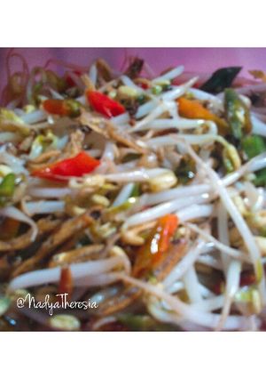 Foto resep Tumis Tauge + Teri