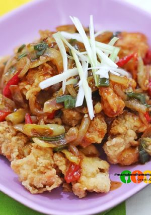 Foto resep Ayam krispi asam manis pedas