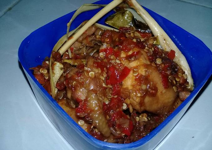 Ayam rica pedas manis