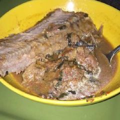 A picture of Fish peppersoup.
