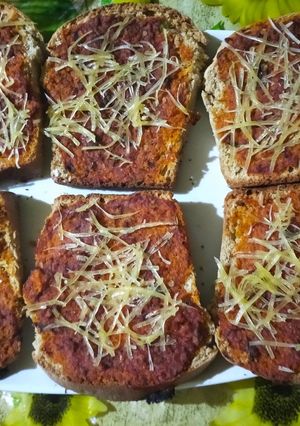 Une photo de Pain de mie au thon et fromage