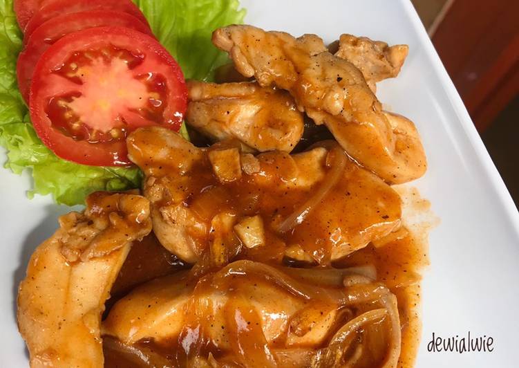 Resep Tumis ayam bumbu barbeque, Bikin Ngiler