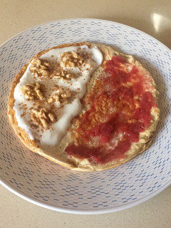 Una foto de Tortita de avena sabor vainilla