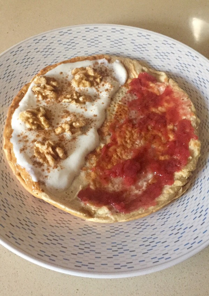Una foto de Tortita de avena sabor vainilla