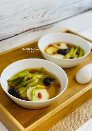 山藥金針湯-美善品食譜 的食譜成品照片