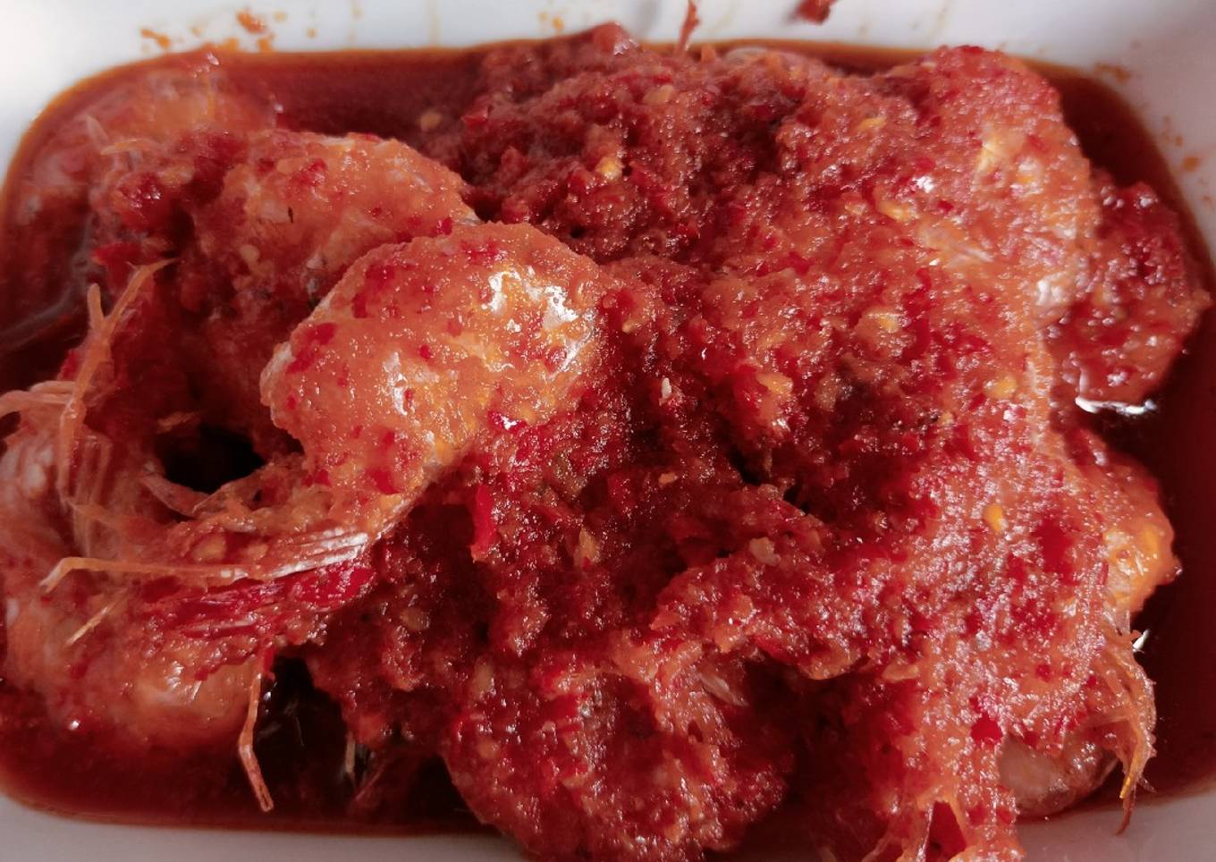 Udang Sambal Lado Merah