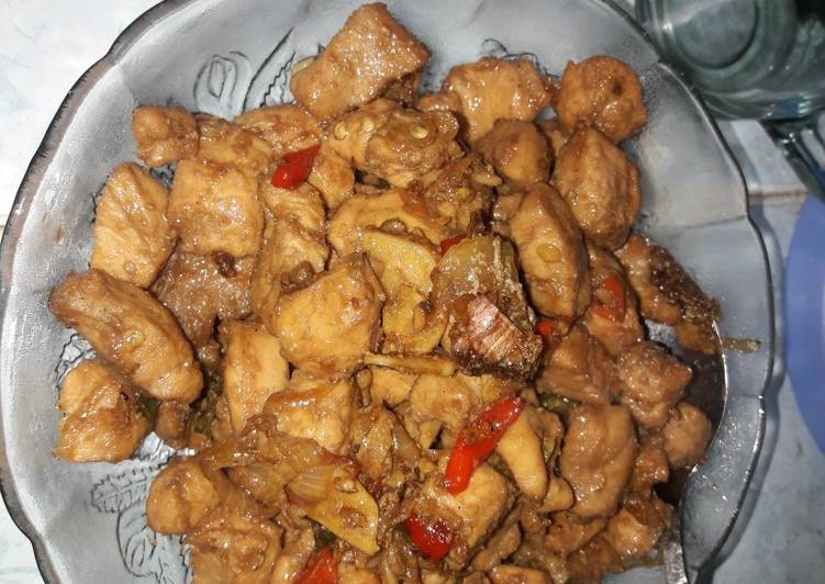 Ayam Teriyaki #afifahbelajarmasak????????‍????