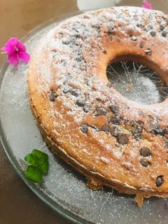 Une photo de Cake aux pépites de chocolat