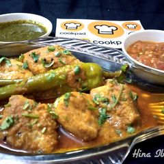 A picture of Achar Gosht.