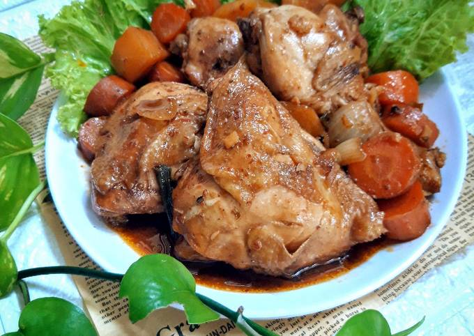 Ayam kecap madu (magic com)