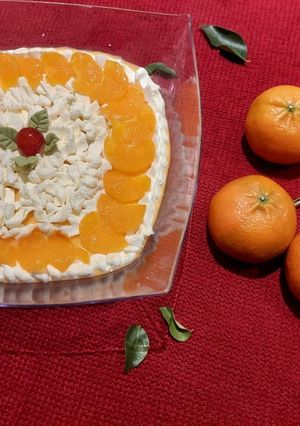 A picture of Orange Souffle🍊🍊.
