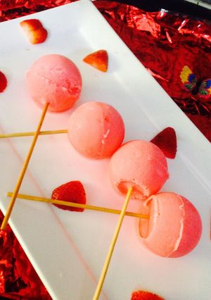 A picture of Strawberry Pops.