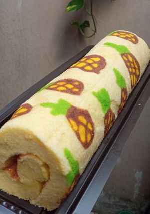 Foto resep Pineapple Swiss Roll