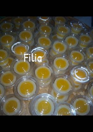 Foto resep Puding telor ceplok cup
