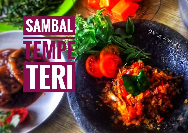 Resep Sambal tempe teri Anti Gagal
