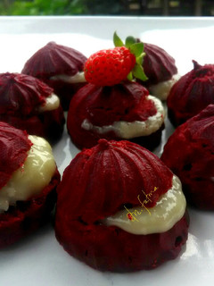 Foto resep Red velvet choux