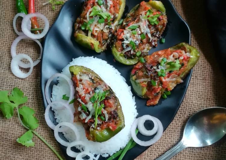 Steps to Prepare Award-winning Winter stuffed capsicum