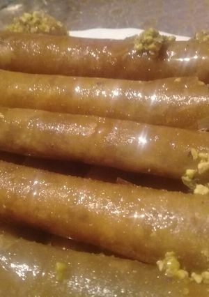 صورة لوصفة بوراك الرنة جوز ولوز بنة تعمل ستة وستين 😋😋