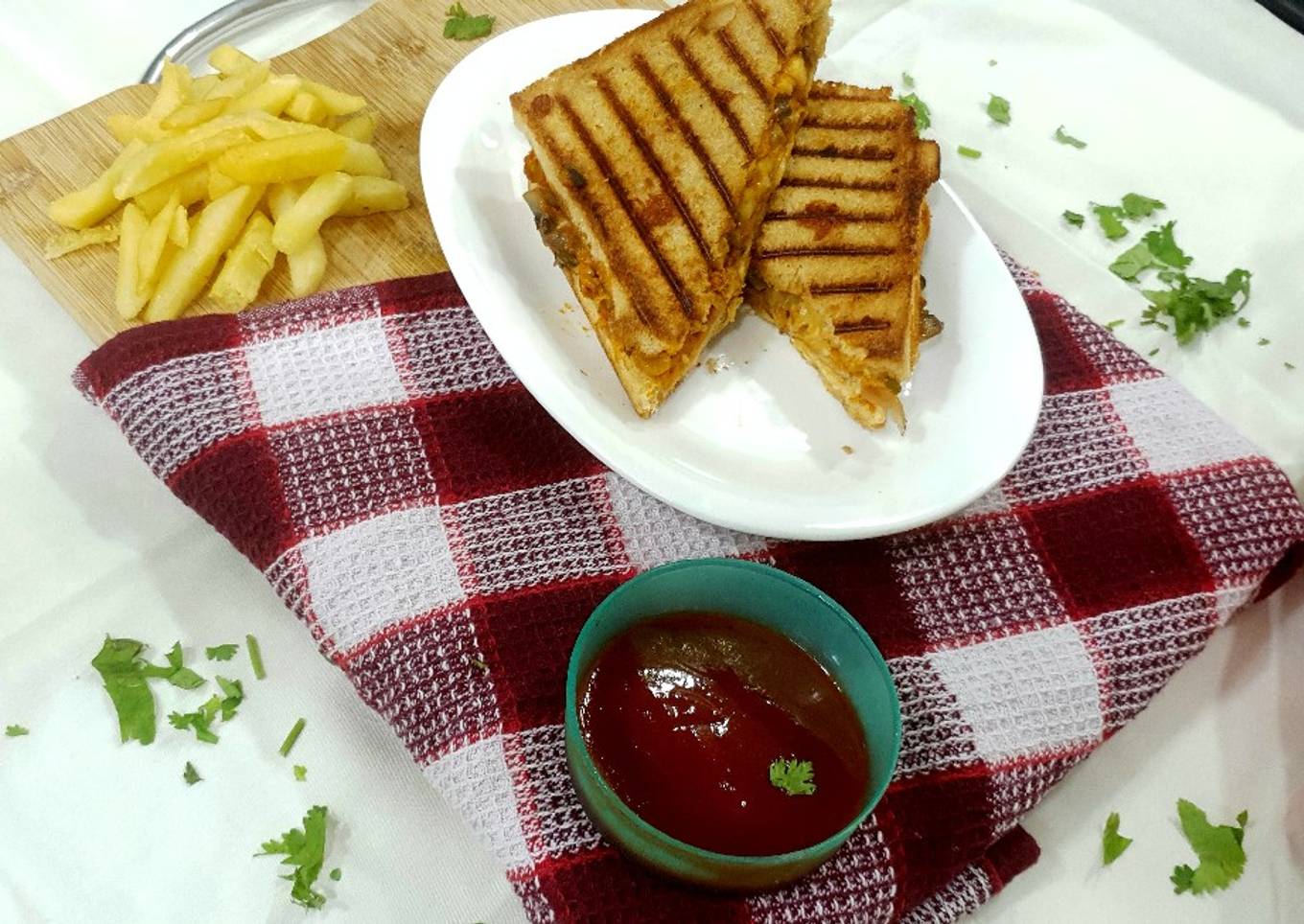 Mushroom sandwich