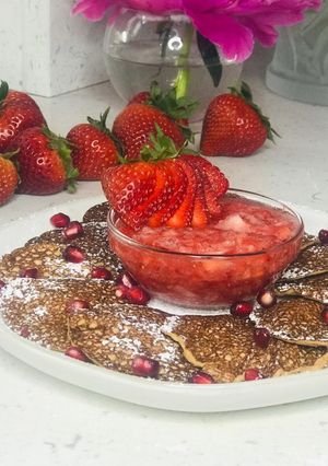 A picture of 3 Ingredients Pancakes.