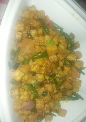 Foto resep Tumis tempe cabe ijo