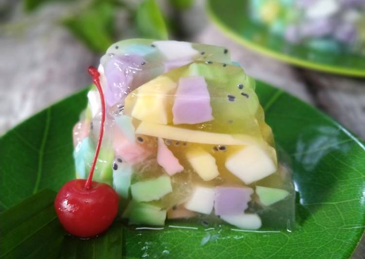 Resep Puding Mozaik (195) yang Lezat