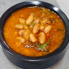 A picture of Rajma chawal.