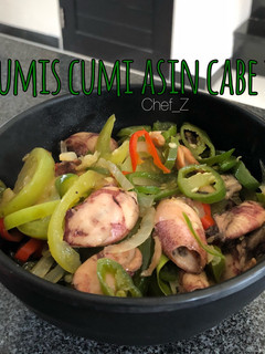 Foto resep Tumis Cumi Asin Cabe Ijo#pekaninspirasi