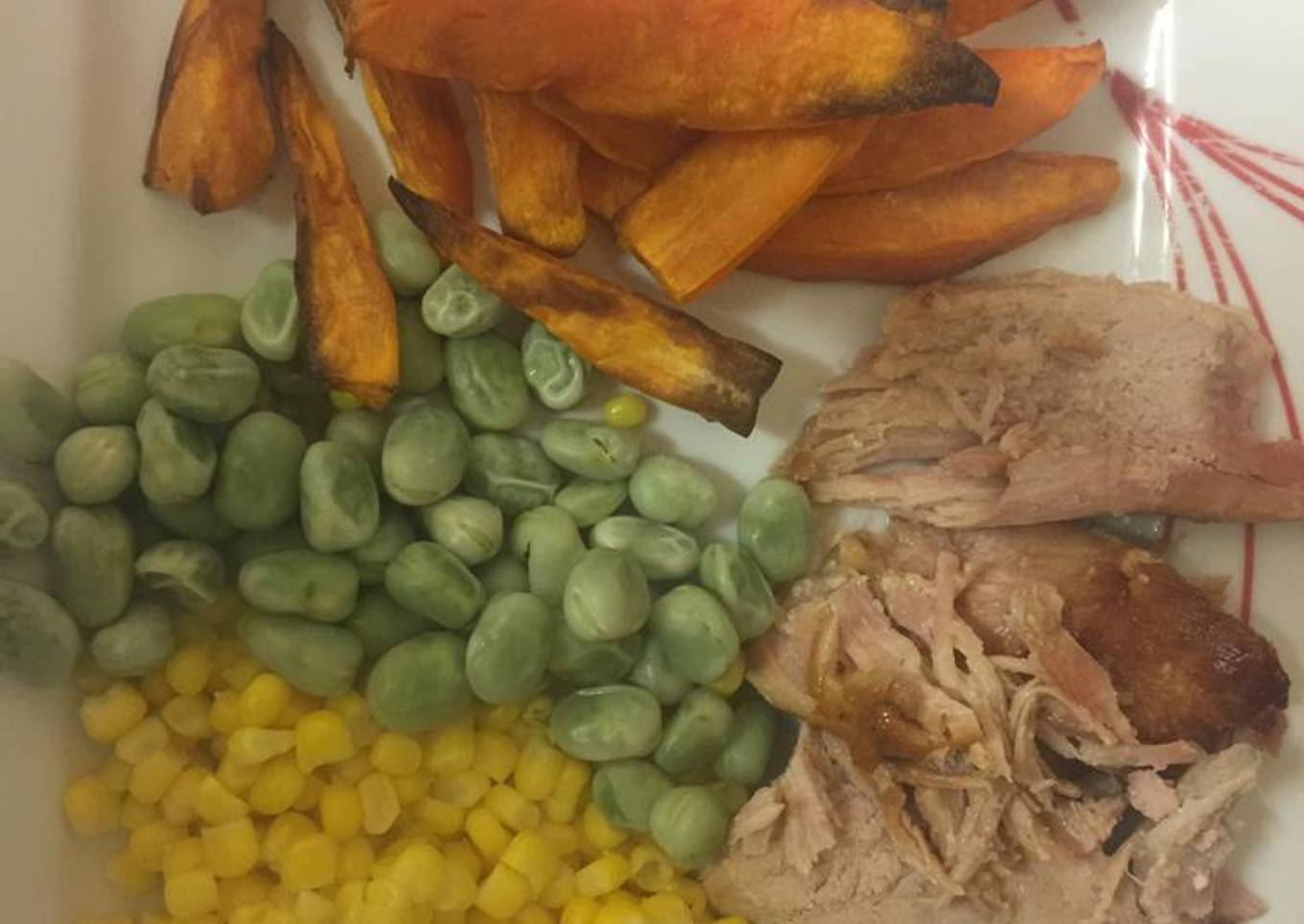 Apple Cider Roast pork with a Sweet Veg. 😀