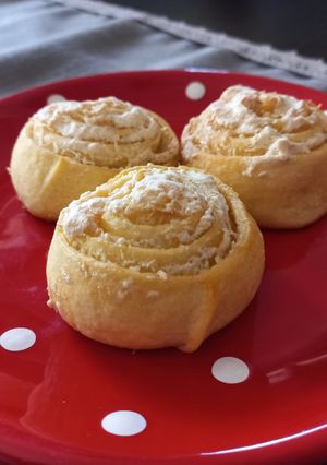 Tojáshabos kókuszos csiga recept fotója