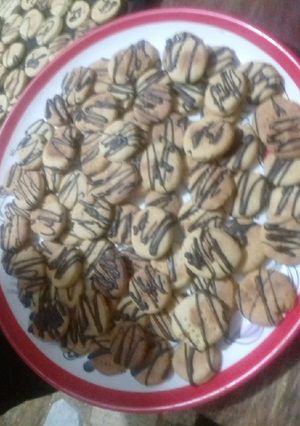 Una foto de Galletas caseras con chocolate