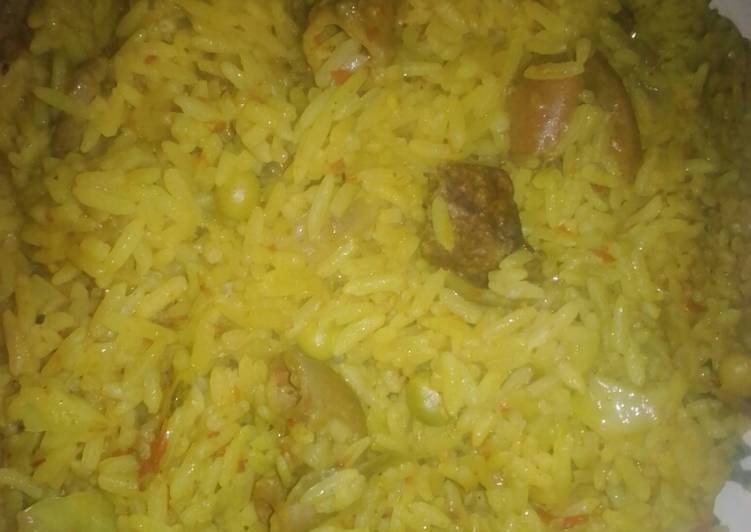 How to Prepare Quick Jollof rice da kayan ciki