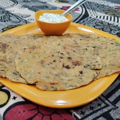Masala Jowar Bhakri A picture of Masala Jowar Bhakri.