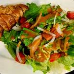 Hình của món Salad ức gà.