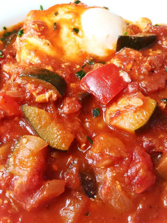 Padlizsános cukkini lecsó recept fotója