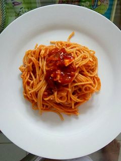 Foto resep Spaghetti saus barbeque (BBQ)