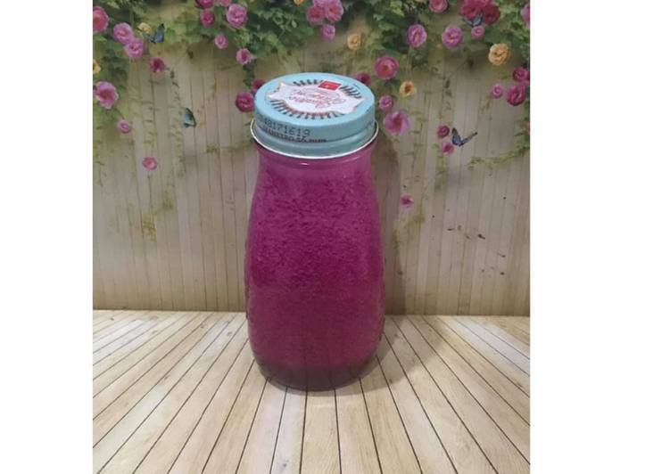 Diet Juice Dragon Fruit Pomegranate Apple Lemon