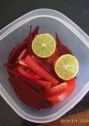 A picture of Healthy beetroot salad.