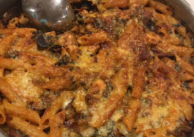 Recipe of Any-night-of-the-week Smoky Chorizo &amp; Chicken Pasta Bake