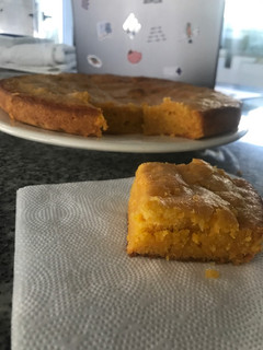 Una foto de Carrot cake/torta de zanahoria