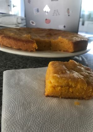Una foto de Carrot cake/torta de zanahoria