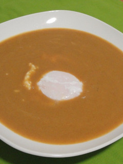 Una foto de Crema de ajo