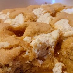A picture of Ricotta and Lemon Curd Pansheet Pancakes.