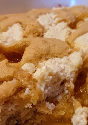 A picture of Ricotta and Lemon Curd Pansheet Pancakes.