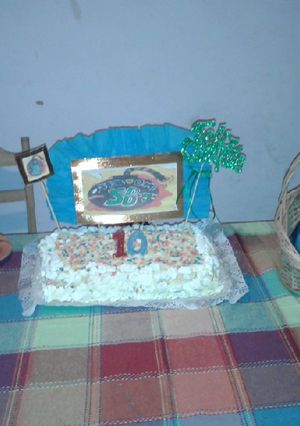 Una foto de Torta de cumpleaños